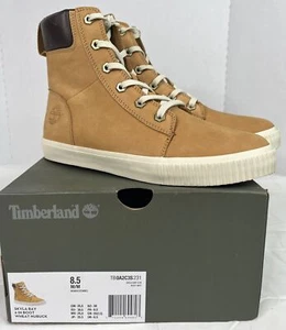 Timberland Women's Skyla Bay 6 Inch Wheat Nubuck Sneaker Boots A2C3S 8.5 - Picture 1 of 6