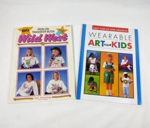 Gick Publishing Iron-On Transfer Book Wild West & Wearable Art for Kids 1993 - Picture 1 of 10