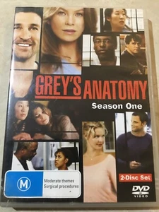 Grey's Anatomy : Season One 1 (DVD, 2005) Region 4 - Free Postage - Picture 1 of 2