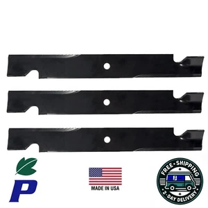 60" Deck Blades for Bad Boy Zero Turn Mower ZT CZT Maverick 3 Pack - Picture 1 of 4