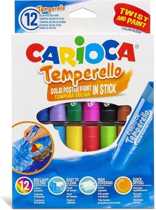 Tempere Stick Temperello | Tempere Solide Colorate in Scatola per Bambini, Tempe - Foto 1 di 12