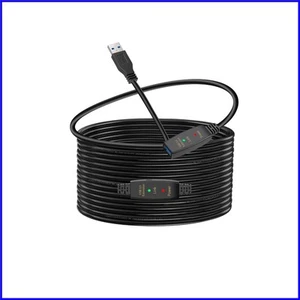 Cable de extensión USB 3.0 flexible de 50 pies - Alta velocidad para juegos y transmisión - Imagen 1 de 9