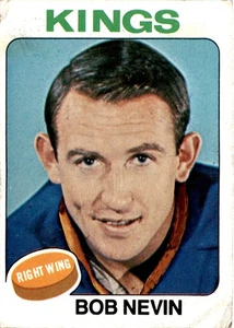 1975-76 Topps #123 Bob Nevin Los Angeles Kings - Picture 1 of 2