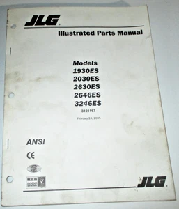 JLG 1930ES 2030ES 2630ES 2646ES 3246ES Scissor Lift Parts Manual Catalog Book - Picture 1 of 6