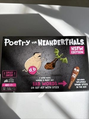 Exploding Kittens Poetry for Neanderthals NSFW Edition Explicit Content Ages 17+ - Image 1 of 4