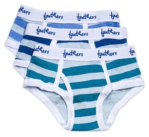 Boys Multi Stripe Snug Fit Tagless Briefs Underwear - 100% Cotton Super Soft ... - Picture 1 of 5