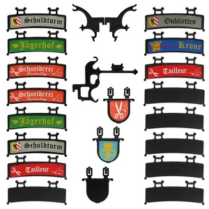 Playmobil Zunftschilder Fachwerkhaus Ritterburg Schilder Schild Wappen Burg - Bild 1 von 14