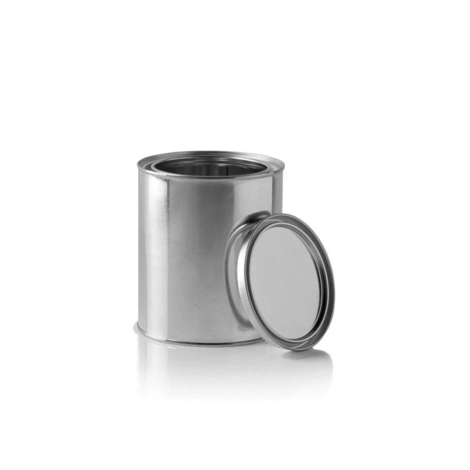 Empty Metal Pint Paint Cans with Lids - Box of 50 - (9073) - Image 1 of 4