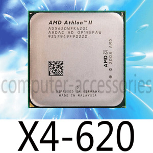 AMD Athlon II X4-620 Quad-Core 2.6 GHz 2M Socket AM3 CPU Processors