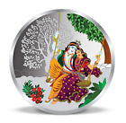 BIS Hallmarked Radha Krishna on The Swing 999 Pure Silver Coin 10 gm