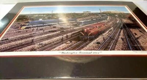 Mainline Memories 'Washington Terminal 1951 ' Railroad Art - Imagen 1 de 8