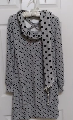 Women's Girls Cotton&Linen Dress With Shawl - Image 1 of 4