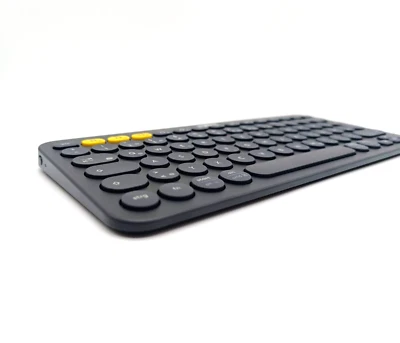 Logitech K380 Multi-Device Bluetooth Tastatur Schwarz - QWERTZ DE Layout - Bild 1 von 3