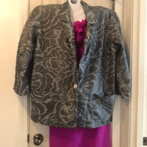 Vintage old new stock - no tags - rose boxy blazer - says large but 52" around - Bild 1 von 9