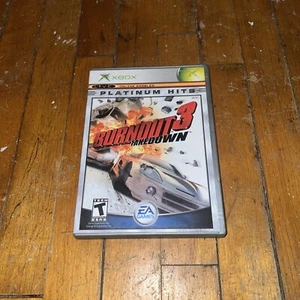 Burnout 3: Takedown Original Microsoft Xbox 2003 EA Games Platinum Hits - Picture 1 of 3