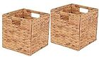 Wicker Storage Cubes Wicker Storage Baskets Rectangular Laundry Organizer