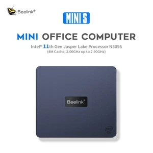 Beelink Mini S Windows 11 Intel 11th Gen N5095 DDR4 8G 256G SSD Desktop Mini PC - Picture 1 of 15