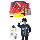 Kids Cosplay Costume Career Firefighter Policemen Pretend for Play Halloween Out