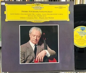 SAINT SAENS LALO Cello Concertos P. FOURNIER MARTINON DG Tulips SLPM 138 669 NM - Picture 1 of 3