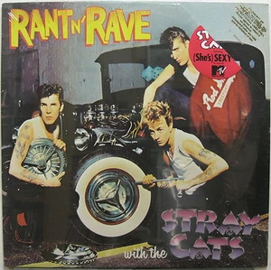 Rant N' Rave With The STRAY CATS 1983 US ORG Sealed PROMO LP Brian Setzer - Picture 1 of 2