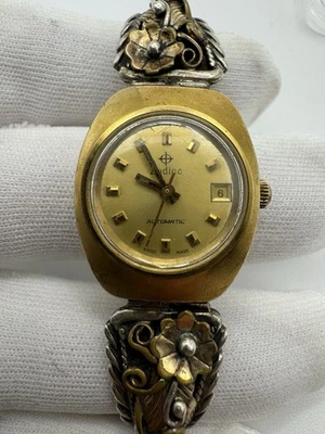 Reloj automático Zodiac 34 Ltd 24 mm para dama punta esterlina correa funcionando Foto 1 de 4