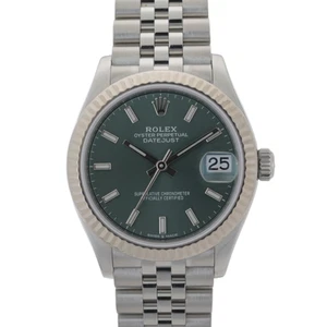Reloj automático Rolex Datejust tamaño mediano 278274 esfera verde 31 mm + caja y papeles - Imagen 1 de 11