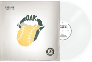 ROLLING STONES Hackney Diamonds SEALED! WHITE VINYL! Oakland Athletics 2023 A's - Picture 1 of 4