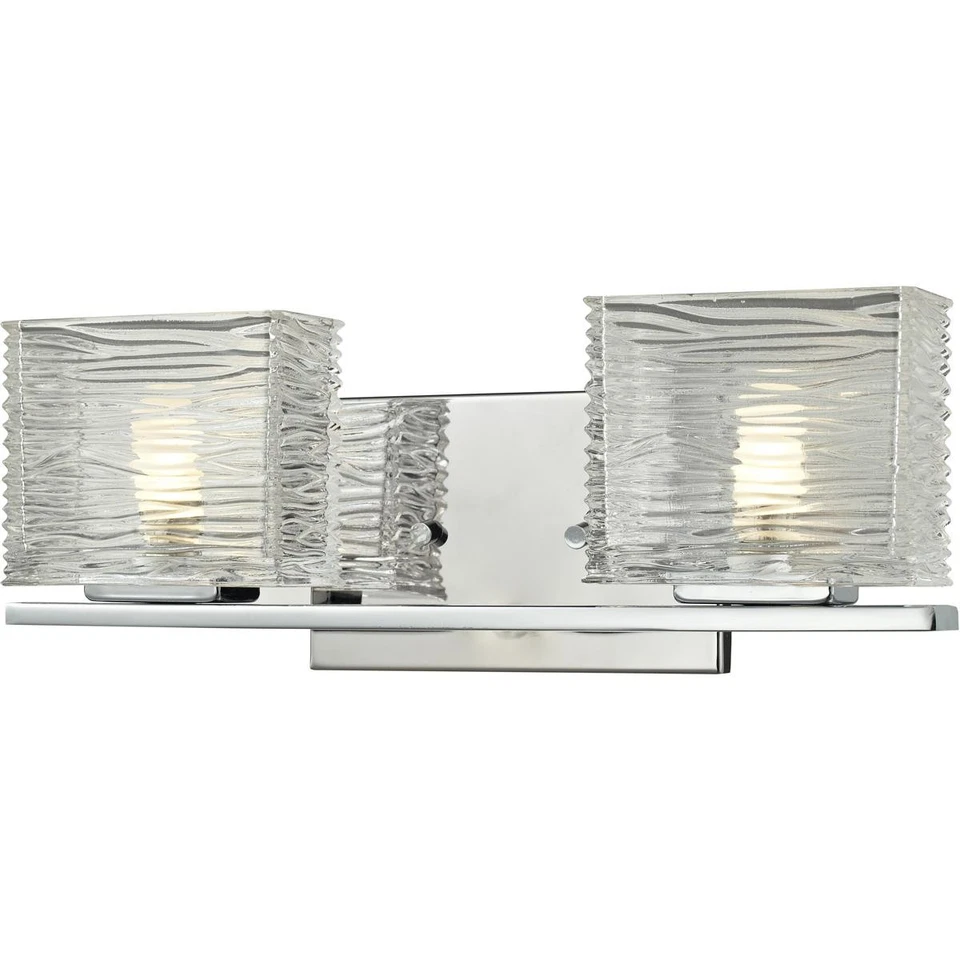 Z-Lite 3025-2V Jaol 2 luces 15,25 pulgadas cromo tocador luz de pared en G9 Foto 1 de 1