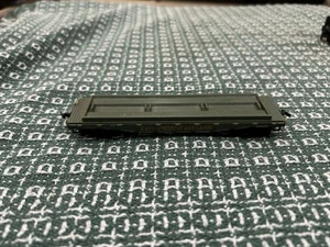 HO Scale, TYCO, 2475 WESTERN MARYLAND, Green Sectioned Flat Bed Rail Car No Box - Picture 1 of 7