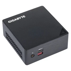 GIGABYTE GB-BSi3HA-6100 Mini PC i3-6100U 2.3GHz 8GB RAM DDR4 256GB SSD Windows10 - Picture 1 of 3