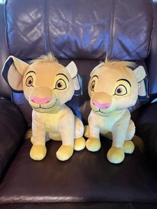 2 Disney Der König der Löwen Simba Plüschtier 13 Zoll Stofftier Figur Spielzeug einfach spielen - Bild 1 von 4