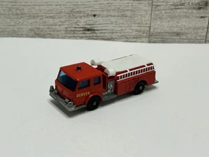 Camión Denver bomba de bomberos vintage Matchbox Series rojo años 60 • por Lesney • Hecho - Imagen 1 de 9