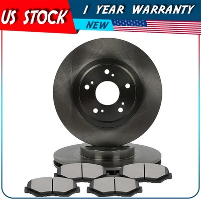 Rotores de freno delanteros discos y pastillas de cerámica para 2013 2014 2015 ACURA ILX 2,4 L Foto 1 de 4