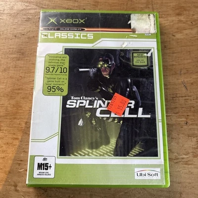 Tom Clancy's Splinter Cell Xbox Original PAL Complete Manual Bonus Disc FreePost - Image 1 of 4
