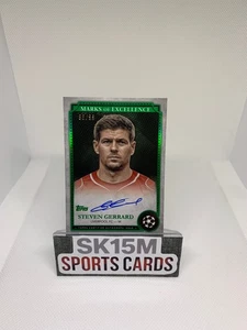 2024 Topps Chrome UEFA Champions Stephen Gerrard Marks of Excellence /99 #EXSG1 - Bild 1 von 2