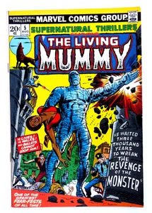SUPERNATURAL THRILLERS #5 (Marvel, 1973) 1st Appearance of Living Mummy VF - Picture 1 of 5