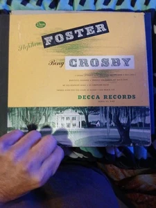 Stephen Foster Songs / Bing Crosby - Decca Records Album No. A-482 - 4 x 10" - Picture 1 of 8