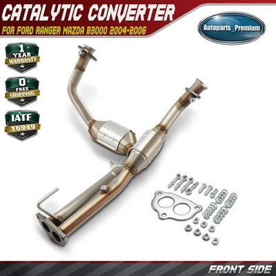 Convertidor catalítico delantero izquierdo o derecho para Ford Ranger Mazda B3000 2004-2006 Foto 1 de 4