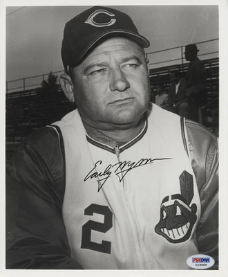 Early Wynn Signed 8" x 10" Photo. Cleveland Indians HOFer. PSA - Image 1 of 2