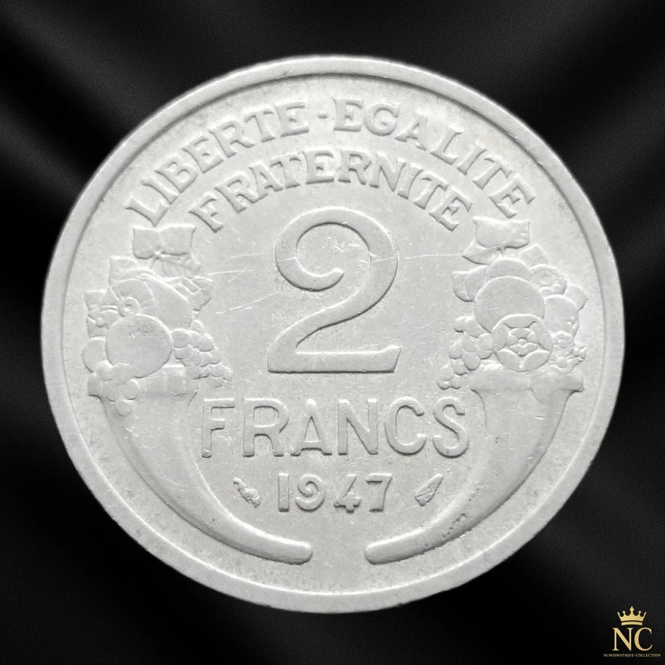 Francia - 1947 - 2 francos aluminio Morlon (N0339) Foto 1 de 3