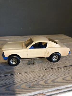Coche de plástico 1965 Tootsie Toys Ford Mustang GT 350 11 pulgadas juguete de colección hecho en EE. UU. Foto 1 de 4