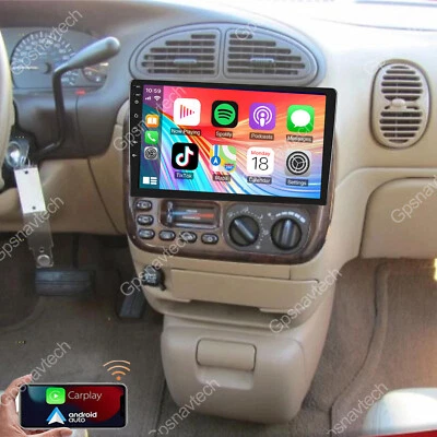 For 1990-2000 Chrysler Town & Country 9'' Carplay Car Radio Stereo GPS Head Unit - Image 1 of 4