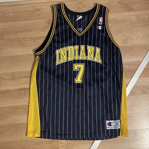 Vintage Champion Indiana Pacers Jermaine O’Neal Jersey Size XL NBA - Picture 1 of 7