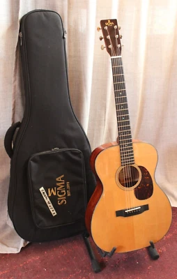 Sigma Guitars Guitar S000M-18 Mahogany Body+ Spruce Top 14 Fret Model NEW - Image 1 of 4