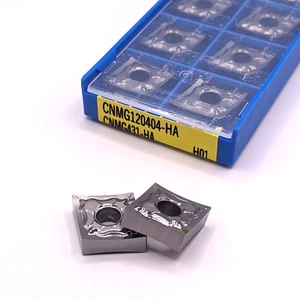 10 Stck. CNMG120404 CNMG431 HA H01 Aluminium Schneiden Drehmaschine Einsätze - Bild 1 von 3