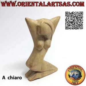 Skulptur "Frauen" im abstrakten Stil aus Suarholz, 10 cm - Bild 1 von 33