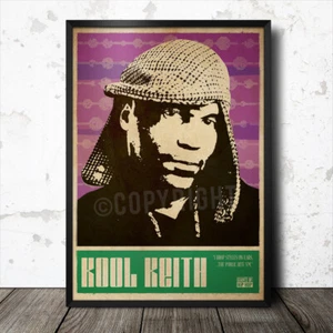 Póster de arte hip hop Kool Keith música rap Mos Def - Imagen 1 de 1