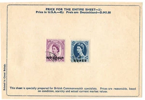 Estampillas usadas muy finas para coleccionistas de la Commonwealth británica con bisagras en la lista S9 - Imagen 1 de 1