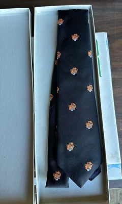 Pick-Smith Ltd Locust Valley NY Neck Tie "MU" Cat Foto 1 de 3