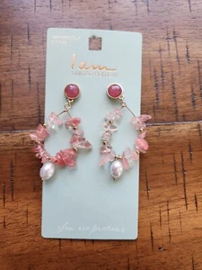 I AM Limited Edition Earings - Semiprecous Stones - New Condition - Picture 1 of 8